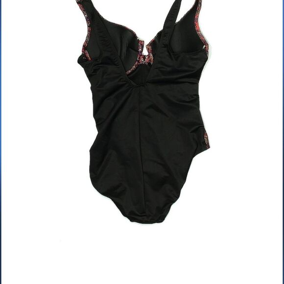 Miraclesuit NWT Women's Kashmir Enchant Underwire Bra One-Piece Swimsuit Size 10 - Picture 6 of 12